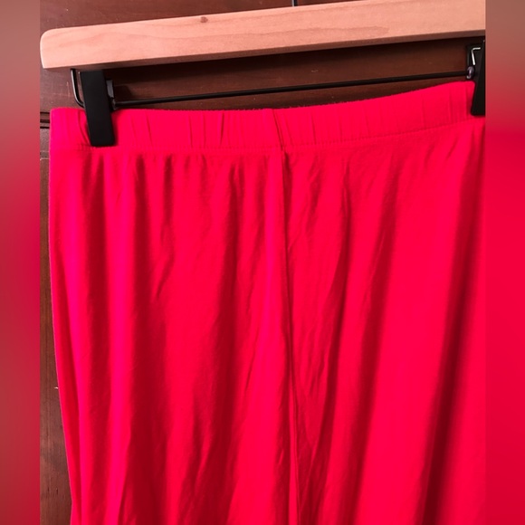 💜 CLEARANCE CONTEMPORARY STYLE Studio Rayon blend elastic waist maxi skirt. SZ L - Picture 6 of 8